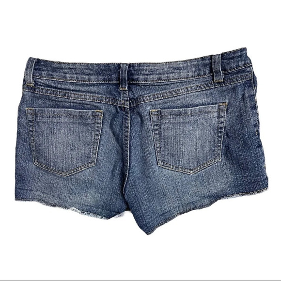 🛍️3/$40 streetwear society Denim Shorts Blue Jeans Size 11 - Picture 4 of 4